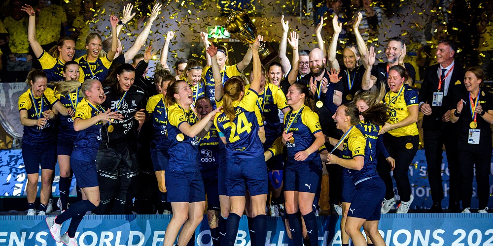 Svenska damerna vinner VM guld 2021